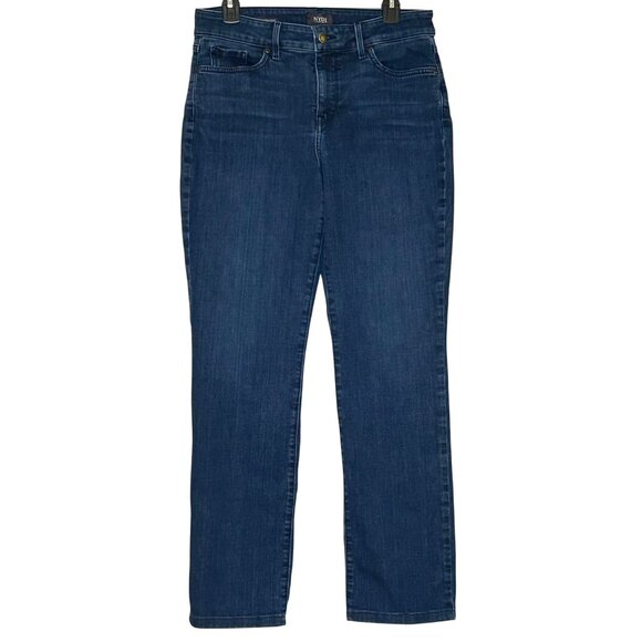 NYDJ Fit is Everything Women's Marilyn Straight Lift Tuck Technology Blue size 1 - Picture 1 of 11